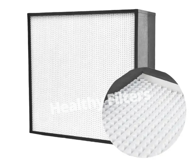 Healthy Filters Customized 0.1um HEPA Separated High Efficiency Air Filter H13 Large Merv 18 U15