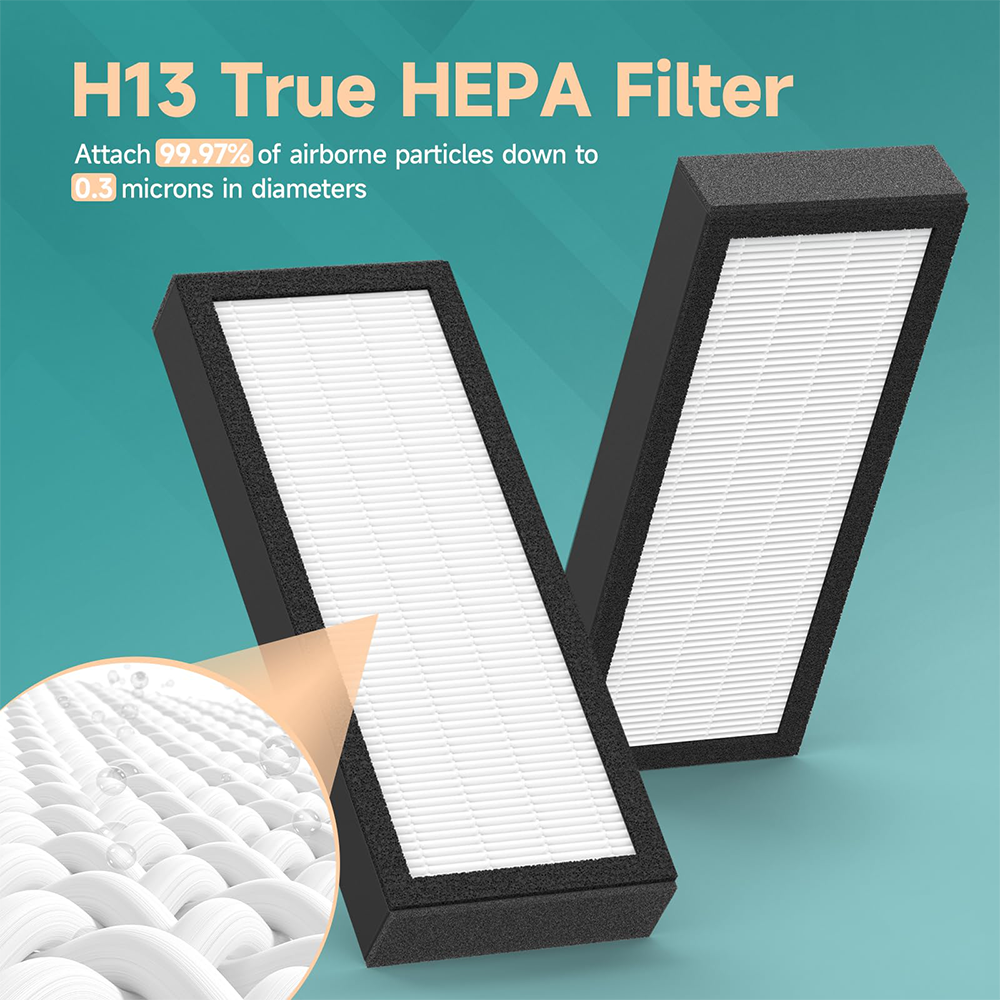 F1702HE 30612 Replacement Filter Compatible with Hunter F1702HE/21 30612 Purifiers, for Models HT1702, 10200 Series