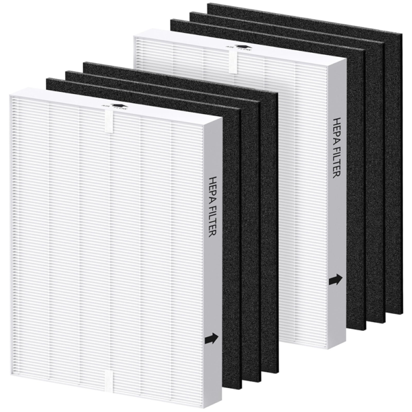 AP-1512HH Filter Replacement Set for Coway Airmega AP-1512HH and Airmega 200M Air Purifi-ers