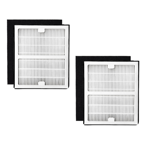 Replacement Filter A Compatible with Idylis Air Purifiers IAP-10-100 IAP-10-150 AC-2119 IAF-H-100A – Include 2 Filters & 2 Carbon Filters