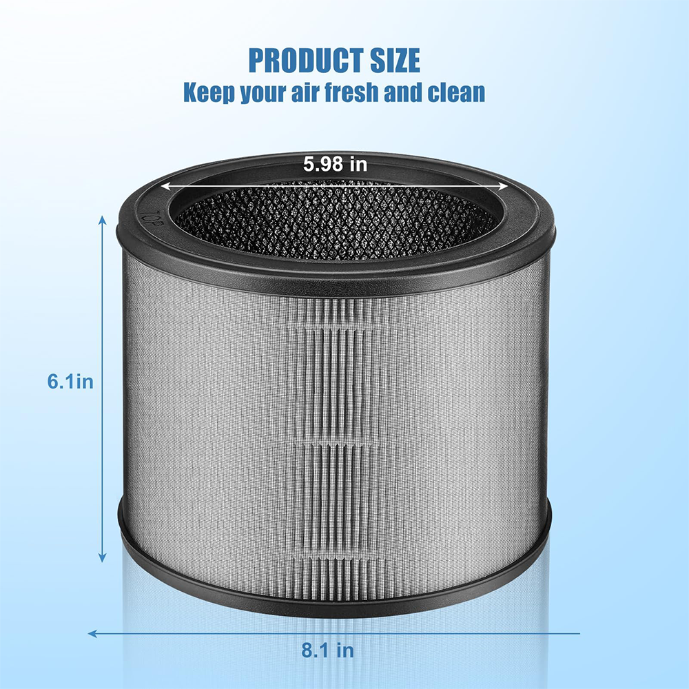 Replacement Cylindrical Filter for Winix A230/231 Air Purifiers HEPA Carbon Filters