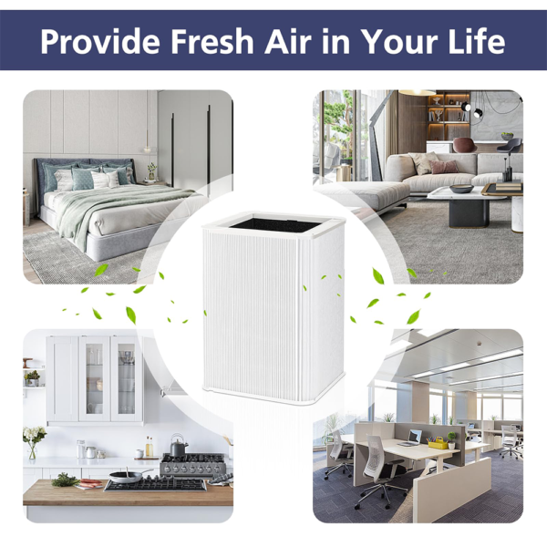 121 Replacement Filter Compatible with Blueair Blue Pure 121 Air Purifier, 2-in-1 HEPA Filters with Parti-cle and Activated Carbon Replacement Filter