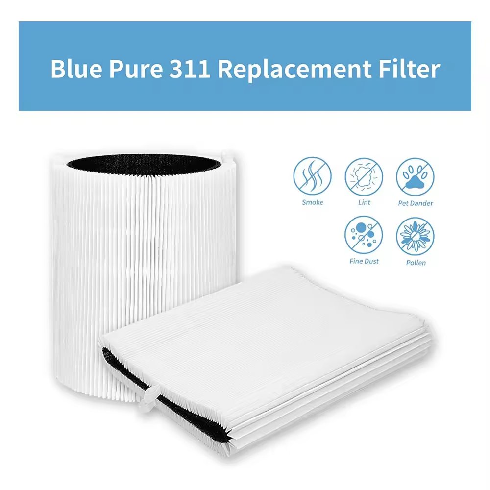 Replacement Fil-TER Compatible with Blueair Blue Pure 311 Auto Air Puri-Fier, 2 in 1 Fil-tration Systems, Particle and Activated Carbon